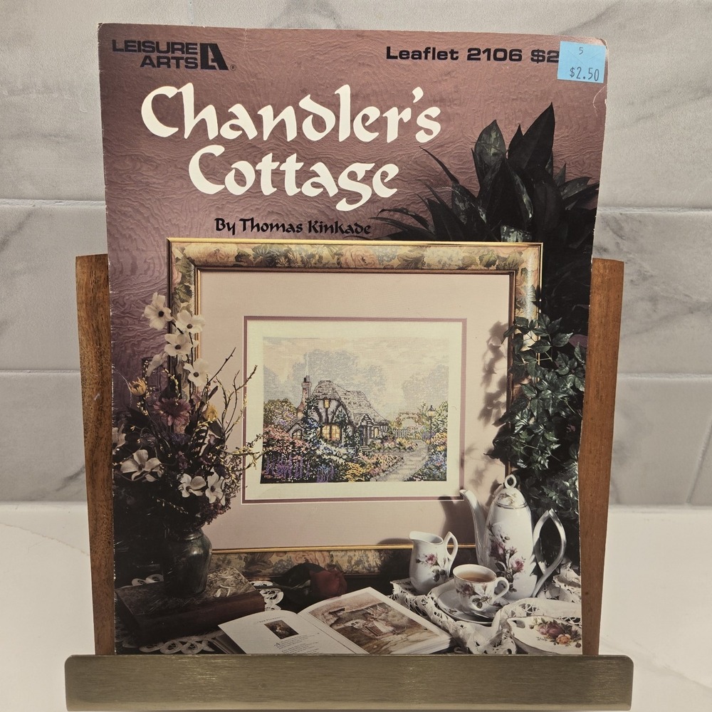 Leisure Arts Chandler's Cottage Cross Stitch Pattern Leaflet